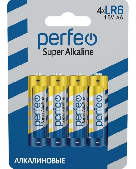 Батарейка Perfeo LR6/4BL Super Alkaline