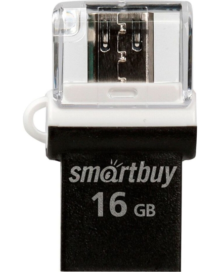 USB 16GB Smart Buy Poko OTG чёрный