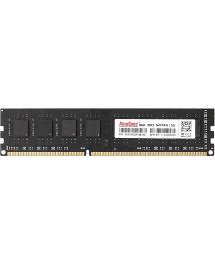 ОЗУ KINGSPEC KS1600D3P13508G DDR3L 8Gb 1600MHz PC3-12800 CL11 DIMM 240-pin 1.35В RTL