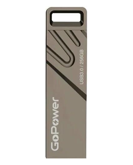 USB-флешка GoPower Titan (00-00027356) 256GB USB3.0 металл черный графит