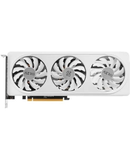 Видеокарта Gigabyte Nvidia GeForce RTX 4060 (GV-N4060Aero OC-8GD) PCI-E 4.0 8192Mb 128 GDDR6 2580/18000 HDMIx2 DPx2 HDCP Ret