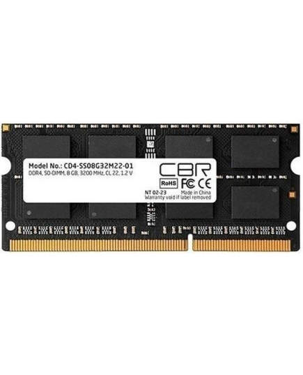 ОЗУ CBR CD4-SS08G32M22-01 DDR4 SODIMM 8GB PC4-25600, 3200MHz, CL22, 1.2V