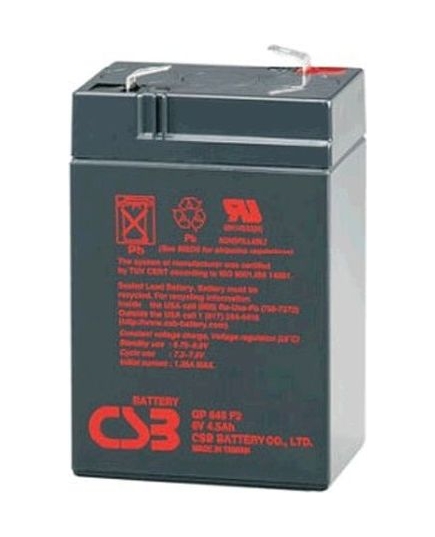 Аккумулятор CSB GP645 6V 4.5Ah