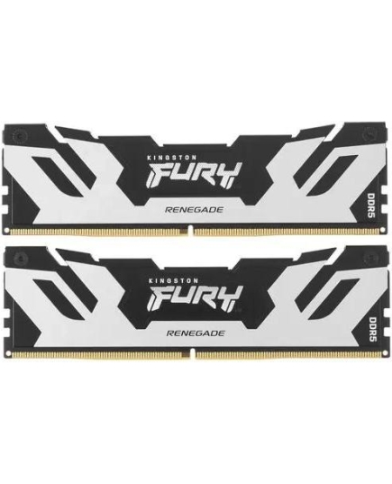 ОЗУ Kingston Fury Renegade Silver XMP (KF580C38RSK2-32) DDR 5 DIMM 32Gb PC57600, 8000Mhz, CL38 (Kit of 2) (retail)