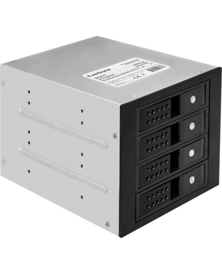 Корзина для HDD ExeGate HS435-02 (универсальная, на 4*3,5"/2.5" SATA HDD, занимает 3*5,25" отсека, RTL)