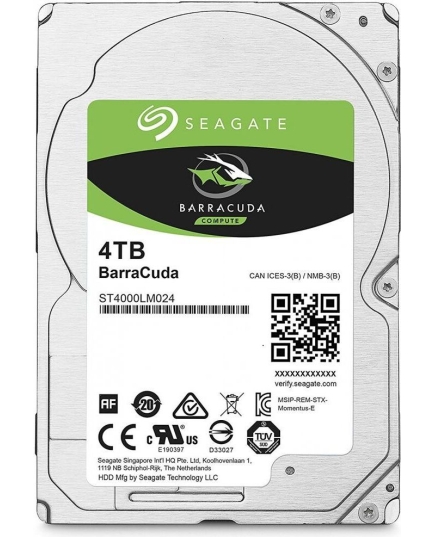 HDD Seagate Original Sata3 4Tb ST4000LM024 Momentus (5400rpm) 128Mb 2.5"