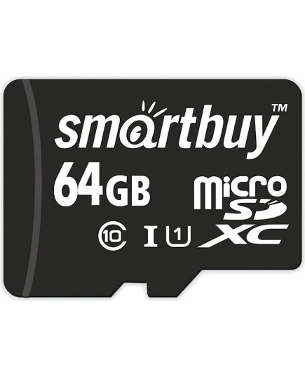 Карта флэш-памяти MicroSD 64 Гб Smart Buy без SD адаптера (class 10)