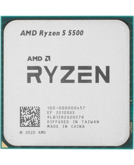 Процессор AMD Ryzen 5 5500 (100-000000457) OEM (Cezanne, 7nm, C6/T12, Base 3,60GHz, Turbo 4,20GHz, Without Graphics, L3 16Mb, TDP 65W, SAM4)