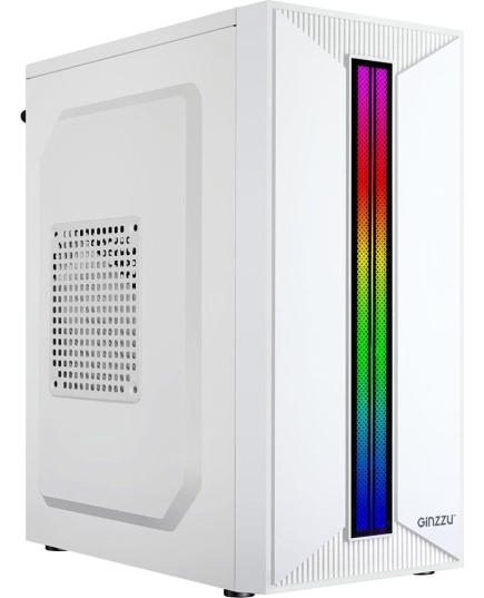 Корпус Ginzzu B380 2*USB 2.0,AU RGB