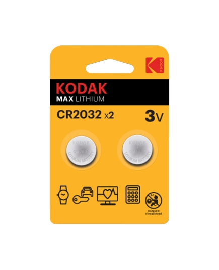 Элемент питания KODAK CR2032-2BL (30/240/43200)