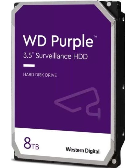 HDD Western Digital WD85PURZ 3.5" 8TB Purple Surveillance SATA 6Gb/s - 5640 rpm