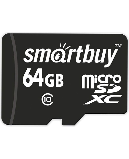 Карта флэш-памяти MicroSD 64 Гб Smart Buy без SD адаптера (class 10) LE