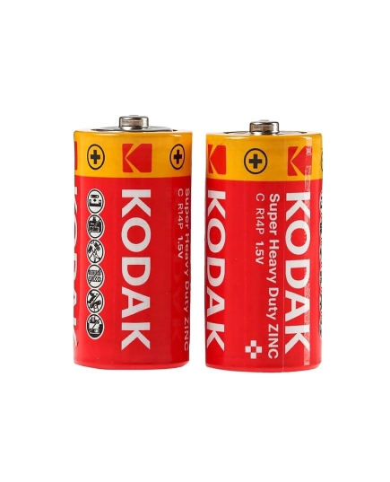 Батарейка C Kodak R14 Extra Heavy Duty (KCHZ-S2) (б/б) (24/144) (207574)