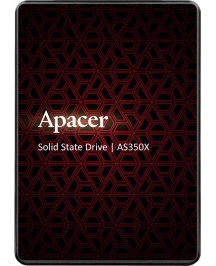 SSD Apacer Panther AS350X (AP1TBAS350XR-1) 1Tb, 2.5" SATA III, чтение: 560 МБ/с, запись: 540 МБ/с, 3D V-NAND