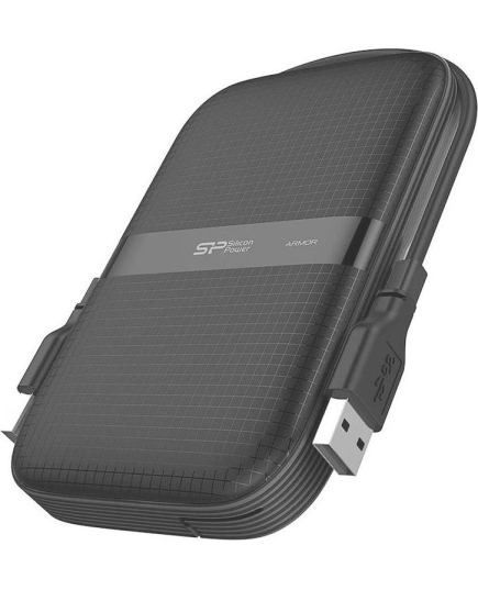 Внешний HDD Silicon Power Armor A60 (SP020TBPHDA60S3A), 2TB 2.5", USB 3.2, Черный