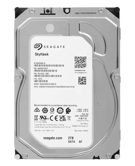 HDD Seagate SkyHawk ST2000VX016 SATA 2Tb 5400 rmp 6Gb/s 256Mb 1 year warranty (replacement ST2000VX008)