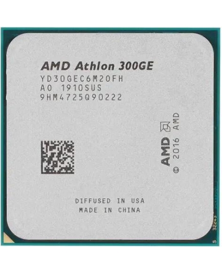 Процессор AMD Athlon 300GE (Oem) (YD30GEC6M2OFH) (3.4Ghz, 2 ядра, 4MB, 35W, AM4)