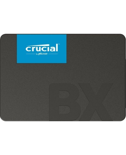 SSD 2.5" 240GB SATA3 Crucial BX500, Box (CT240BX500SSD1) (7 mm, 3D TLC, Silicon Motion SM2258XT, R/W: up to 540/500MB/s, 4KB R/W: up to 80K IOPS, MTBF: 1,5M hrs, 80 TBW)