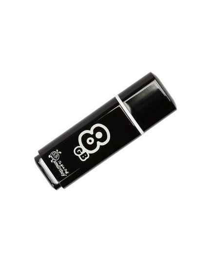 USB-флешка Smartbuy 8Gb Glossy series Black SB8GBGS-K