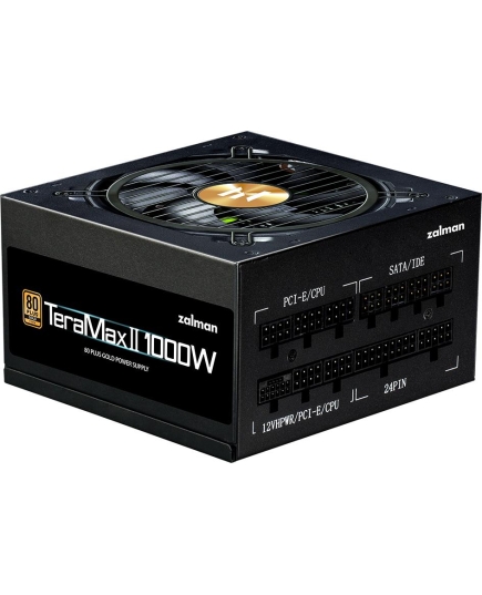 Блок питания Zalman ZM1000-TMX2, 1000W, ATX12V v3.0, APFC, 12cm Fan, 80+ Gold Gen5, Full Modular, Retail