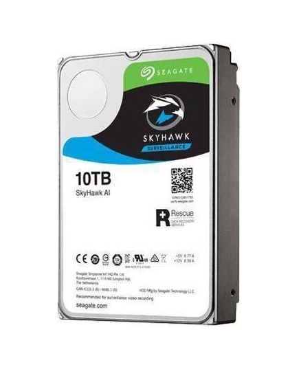 HDD Seagate SkyHawkAl (ST10000VE001) 10TB SATA 6 Гбит/с, 7200 rpm, 256 mb buffer, для видеонаблюдения