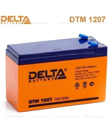 Батарея для ИБП Delta DTM 1207 12В 7.2Ач