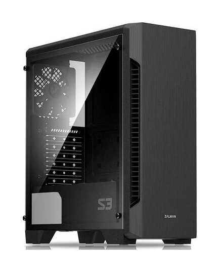 Корпус Zalman Miditower S3 TG черный без БП ATX 5x120mm 2xUSB2.0 1xUSB3.0 audio bott PSU