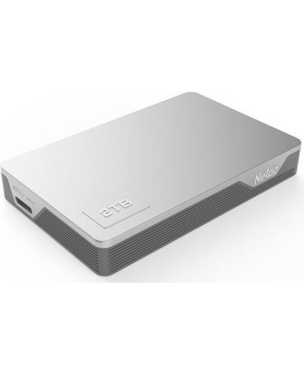 Внешний HDD Netac K338 silver-grey (NT05K338N-002T-30SL) USB 3.0 2Tb 2.5"