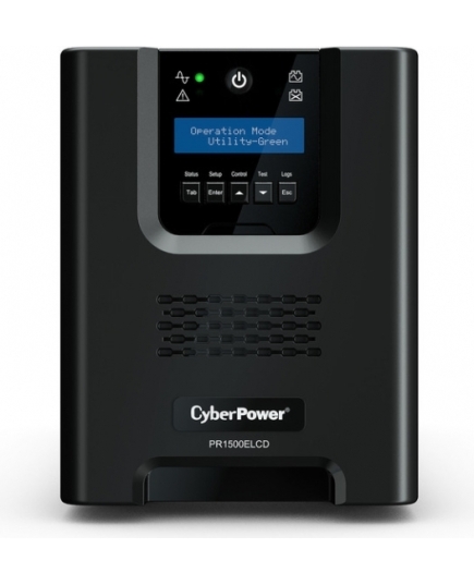 ИБП CyberPower Line-Interactive PR1500ELCD 1500VA/1350W USB/RS-232/EPO/SNMPslot (8 IEC С13)