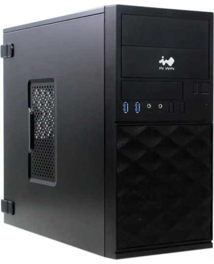 Корпус InWin EFS052 (6195504) Black 600W PM-600ATX Mini Tower U3*2 +A(HD)+ front fan holder+ Screwless mATX