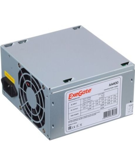 Блок питания Exegate EX253682RUS AA400, ATX, 8cm fan, 24+4pin, 2xSATA, 1xIDE