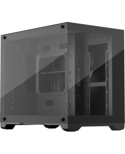 Корпус 1STPLAYER Megaview MV6-T Black (MV6-TP-BK) mATX