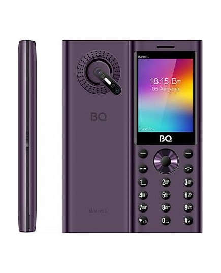 Мобильный телефон BQ 2458 Barrel L Purple+Black