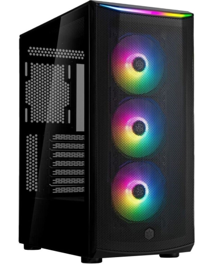 Корпус Silverstone SST-FA512Z-BG G41FA512ZBG0020 High airflow ATX mid-tower chassis with dual radiator support and ARGB lighting High airflow ATX