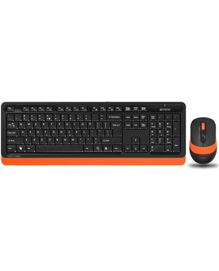 Клавиатура + мышь A4 Fstyler FG1010 orange