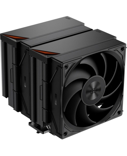 Кулер PCCooler RZ620 BK S115X/1200/1700/18XX/AM4/AM5 (TDP 265W, 2x120mm PWM Fan, 6 тепловых трубок 6мм, 500-2200RPM, 28-32dBa)