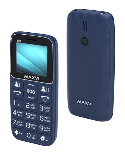 Мобильный телефон MAXVI B110 blue