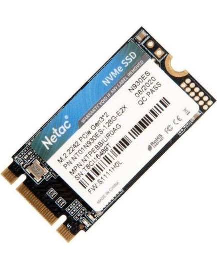 SSD Netac M.2 2242 N930ES NVMe PCIe 128GB NT01N930ES-128G-E2X