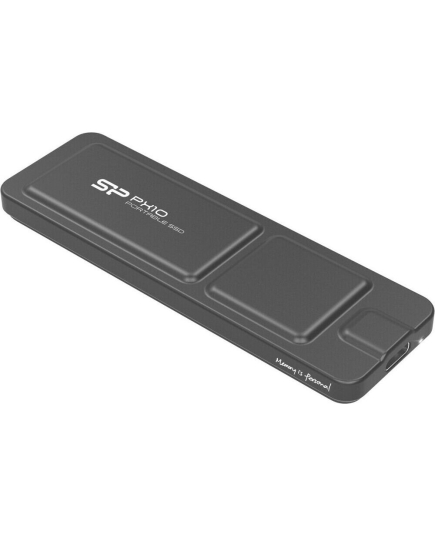 SSD Silicon Power PX10 SP512GBPSDPX10CK 512Gb, External, USB TypeC 3.2, Черный, read/write 1050/1050 Mb/s