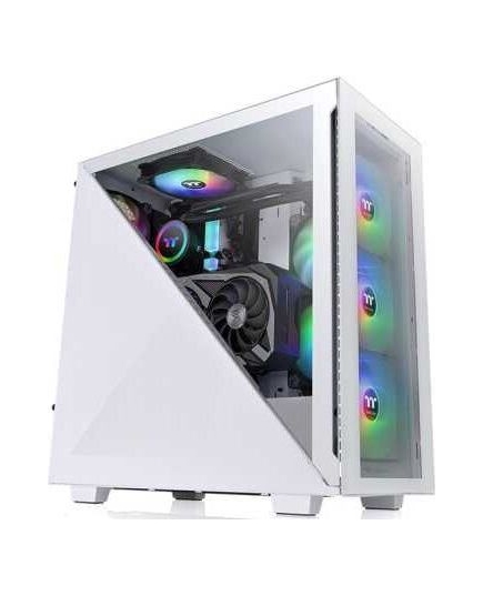 Корпус Thermaltake Divider 300 TG ARGB CA-1S2-00M6WN-01 белый без БП ATX 2x120mm 2xUSB3.0 audio front door bott PSU