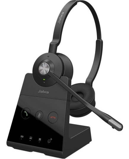 Гарнитура Jabra Engage 65 Stereo, для контактных центров, накладные, радио, черный