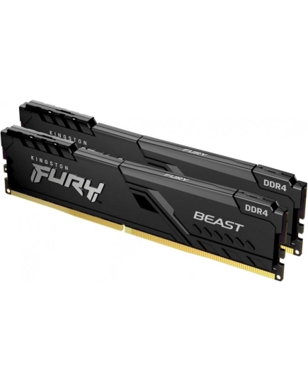 ОЗУ Kingston 8GB 3200MHz DDR4 CL16 DIMM (Kit of 2) Fury Beast Black KF432C16BBK2/8