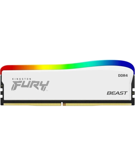 ОЗУ Kingston Fury Beast RGB KF436C17BWA/8 DDR4 8GB 3600MHz RTL Gaming PC4-25600 CL17 DIMM 288-pin 1.35В single rank с радиатором Ret