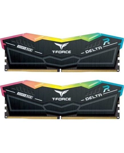 ОЗУ TEAMGROUP T-Force Delta RGB 48GB (FF3D548G8200HC38EDC01) (2x24GB) DDR5 8200MHz CL38 (38-49-49-84) 1.45V / Black