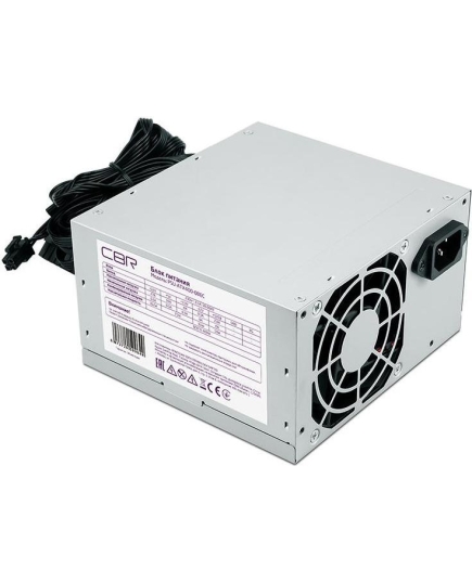 Блок питания CBR (PSU-ATX400-08EC) ATX 400W, 8cm fan, 20+4pin/1 4pin/1 IDE/2 SATA, кабель питания 1.2м