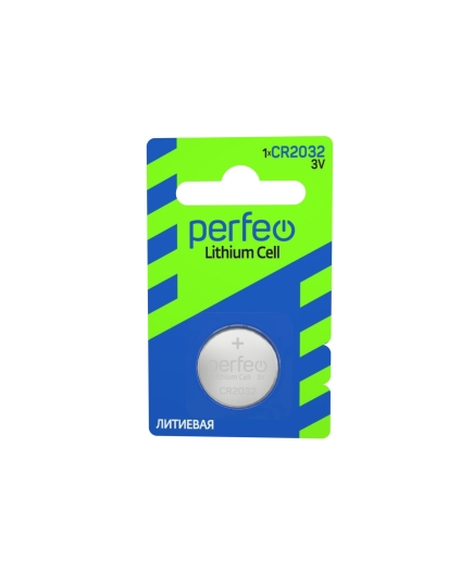 Батарейка Perfeo CR2032/1BL Lithium Cell