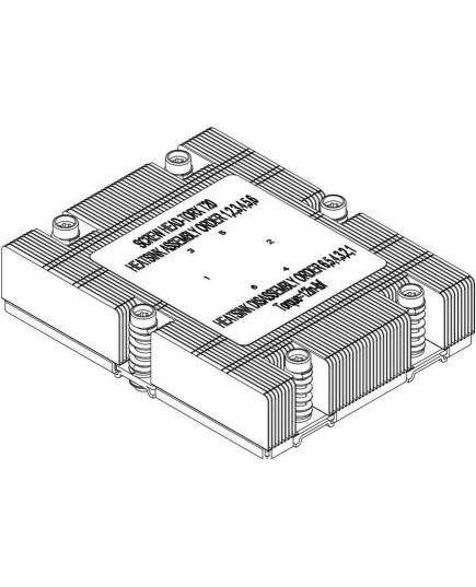 Пассивный кулер SUPERMICRO SNK-P0082V