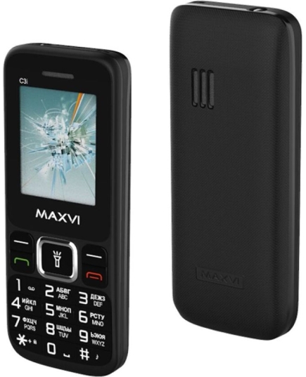 Мобильный телефон Maxvi C3i Black