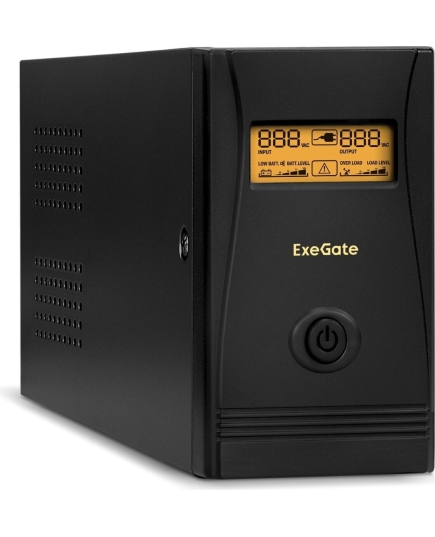 ИБП ExeGate EP285580RUS SpecialPro Smart LLB-600.LCD.AVR.EURO.RJ.USB Black