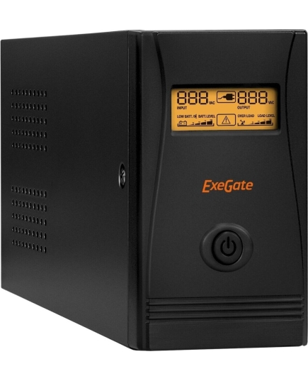 ИБП ExeGate SpecialPro Smart LLB-600.LCD.AVR.2SH (EX292765RUS) 600VA/360W Black